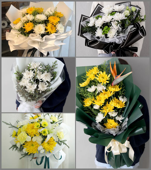 贵州毕节市金沙县岩孔镇青风村白事花束代送